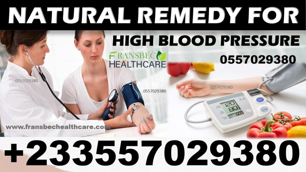 Natural Medicine for High Blood Pressure in Ghana