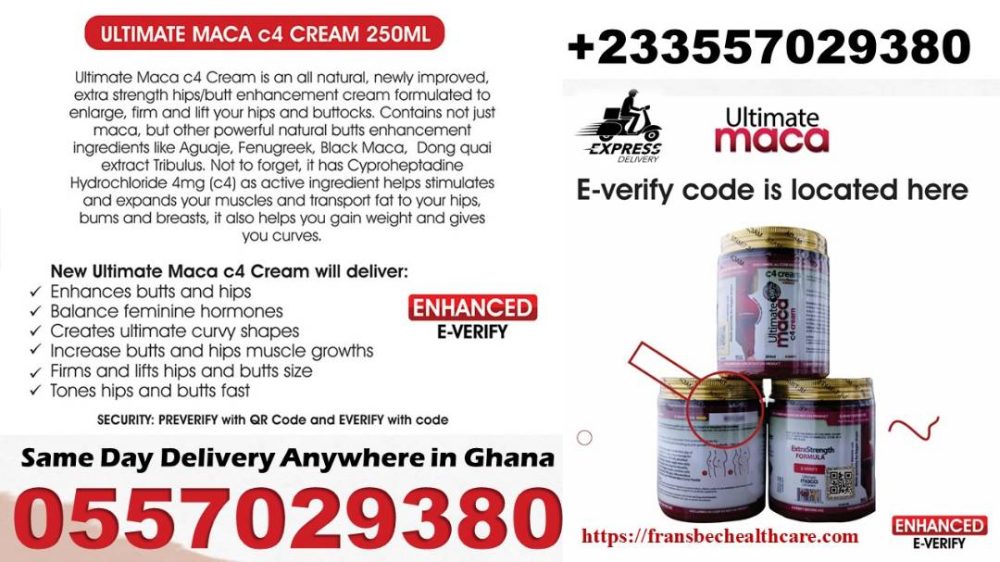 Where Can I Buy Ultimate Maca C4 Cream in Accra