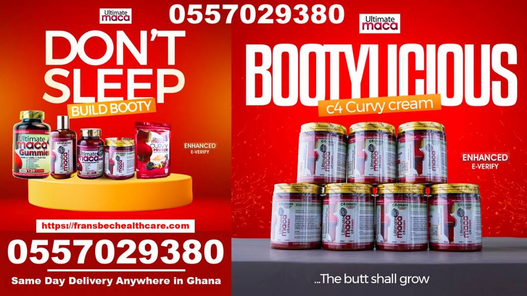 Maca Cream for Hips and Butt Enlargement in Ghana